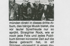 Presse – Rumble On The Beach Archiv - trend würzburg - 1990