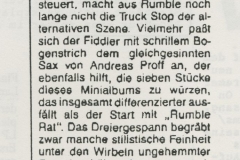 Presse – Rumble On The Beach Archiv – Tip - 1988