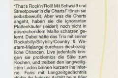 Presse – Rumble On The Beach Archiv - Göttingen - 1988