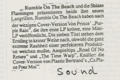 Presse – Rumble On The Beach Archiv - sound - 1988