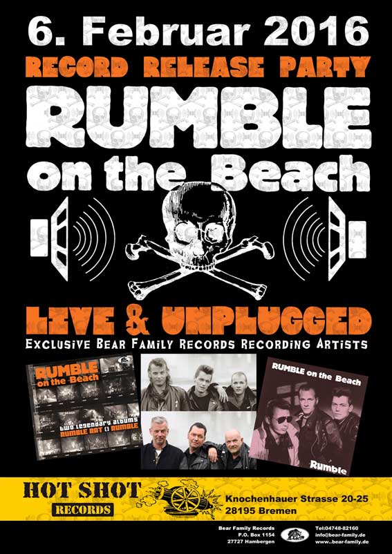 Rumble on the Beach – bei Hot Shot Records – Bremen