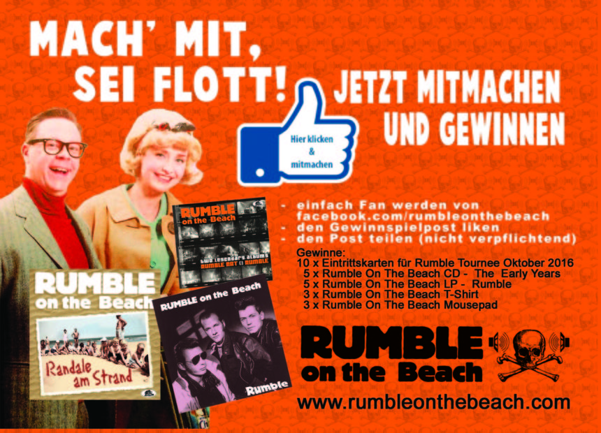 Rumble On The Beach – Gewinnspiel –