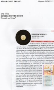 Presse - Randale AM Strand von Rumble On The Beach - Mint Magazin