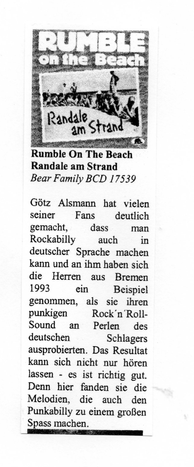 Presse – Randale am Strand von Rumble On The Beach – Oldie-Markt